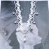 Vintage White Lace Choker Necklace White Teardrop Crystal Choker Necklace Gothic Hollow Lace Necklaces 90s Victorian Tattoo Necklace Jewelry for W...