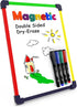 Small White Board Dry Erase Board for Kids Portable 9"x12" Lapboard Travel Drawing Magnetic Mini Whiteboard for Students Teachers School Supplies ...