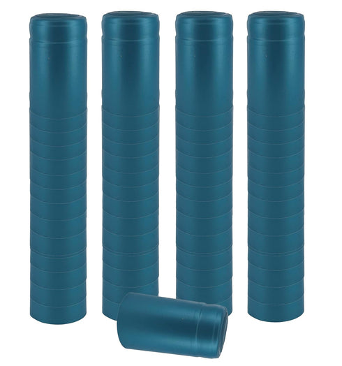 Metallic Light Blue PVC Shrink Capsules-500 Count...