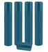 Metallic Light Blue PVC Shrink Capsules-500 Count...