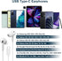 COOYA USB C Headphones Type C Wired Earbuds for Samsung S24 Ultra S23 S22 S21 S20 A54 Galaxy Flip5 4 DAC HiFi Stereo Headsets+Mic in-Ear Earphones...
