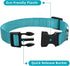9 Pieces Adjustable Dog Collar for Medium Dogs, Soft Nylon Dog Collar with Quick Release Buckle Collar Bulk for Dogs Walking Running Training (Ret...