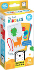 Banana Panda My First Riddles Educational Board Book with 38 Fun Guessing Games, Ring-Bound Travel-Friendly Format, Content Designed for Toddlers ...