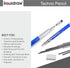 Mechanical Clutch Pencil 2mm With 8 x 2B Leads, Eraser & Integrated Sharpener For Architectural Technical Drawing Artists Architects Engineers Dra...