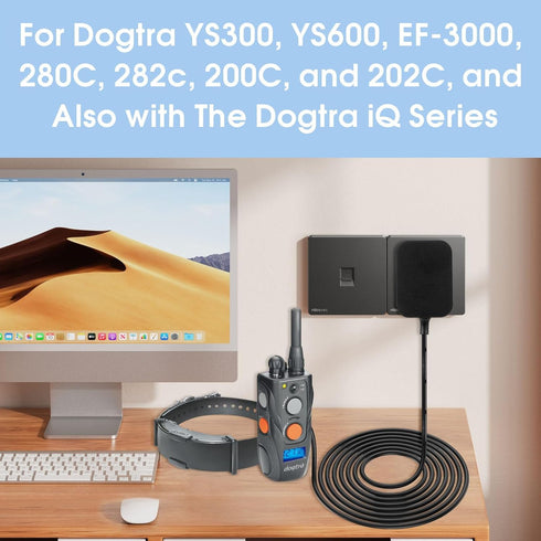 for dogtra Charger dogtra Dog Charger is Compatible with YS300, YS600, EF-3000, 280C, 282C, 200C, and 202C. dogtra Charger with The Dogtra 5-5 Spl...