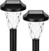 GIGALUMI Solar Outdoor Lights,Solar Lights Outdoor Waterproof 2 Pack,Cool White Solar Pathway Lights for Outside,Outdoor Lights Solar Powered Gard...