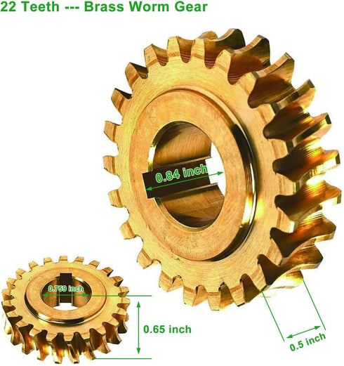 51405MA 51279MA Worm Gear & Gasket Kit Compatible With Craftsman SnowThrower for 2 Dual Stage Snowblower 536886540 536886180 601002109, Replaces M...