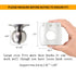 Door Knob Safety Cover, 4 Pack Baby Safety Door Handle Cover, Screw Thread Design, Reusable, Reliable Solution to Prevent Kids from Popping Off Th...