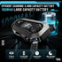 Motorcycle Bluetooth 5.4 Headset with LCD Screen,Motorcycle Helmet Speakers with 2 Mic,3D Stereo Sound,48h Music&FM,Noise Reduction and Waterproof...