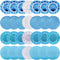 SIQUK 28 Packs Polishing Bonnet Pads (5 to 6 Inches) Including 12 Packs Microfiber Car Polishing Bonnet 12 Packs Non-Woven Buffing pad 2 Packs Wax...
