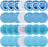 SIQUK 28 Packs Polishing Bonnet Pads (5 to 6 Inches) Including 12 Packs Microfiber Car Polishing Bonnet 12 Packs Non-Woven Buffing pad 2 Packs Wax...