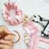 Wrist Strap Key Chain Elastic Scrunchie Bracelet Multifunctional Key Ring for Women...
