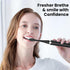Replacement Brush Heads 10 Pack Compatible with AquaSonic Black Series, Vibe Series, Black Series Pro, Duo Series Pro Electric Toothbrush, Black...