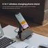 2 in 1 Wireless Charger, Dual Wireless Charging Desk Phone Stand,10W Qi Fast-Charging Foldable Tablet Stand for iPhone 12/11/MAX/XS/XR/X/8,AirPods...