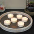 Stonebriar 20 Count Unscented Mega Oversized Clear Cup White Tea Light Candles with 9 Hour Burn Time...