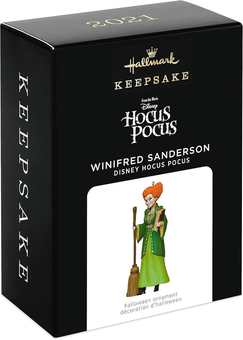 Hallmark Keepsake Halloween Ornament 2021, Disney Hocus Pocus Winifred Sanderson...