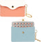 2 Pack Birth Control Pill Case Sleeve Packet PU Leather Wallet Pill Holder Birth Control Case with Snap Closure and Keyring Contraceptive Medicine...