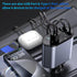 Retractable Car Charger, 4 in 1 Fast Car Phone Charger 100W with Cord 2.6ft, Retractable Cable and 2 USB Ports Car Charger Adapter for iPhone 15 1...