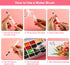 8 Pcs Alcohol Ink Blending Tool Set Including 6 Pcs Water Color Brush Pen 2Pcs Ink Air Blower for DIY Paint Tools Water Color Brush Pen Card Makin...