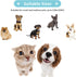 Retractable Dog Leash for Small and Medium Dogs up to 22lbs with 9.8ft Strong Nylon Tape, Hands Free, Portable and Lightweight Leash with Wrist St...