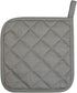 6 Pack Potholders Kitchen Pot Holders Set,Cotton Pot Holders for Kitchen 7 inch hot Pads,Heat Resistant Hot Pads for Cooking and Baking Dark Grey...