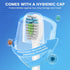 Toothbrush Head Replacement for Waterpik, 4 Pack Flossing Brush Heads Compatible with Water-pik Sonic Fusion 2.0 / SF-01, SF-02, SF-03 & SF-04...