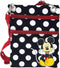 Disney Passport Bag Crossbody Travel Mickey Minnie Eeyore Stitch All Over Print...