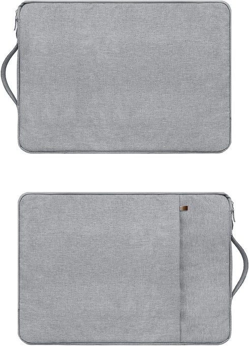 RAINYEAR 14 Inch Laptop Sleeve Case Compatible with 14" Notebook Computer Chromebook Tablet,Handbag with Handle Strap Front Pocket Padded Briefcas...