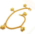 Elephant Bell 24k Thai Baht Gold Plated Foots Jewelry Bracelet Charm Anklet 9 Inch...