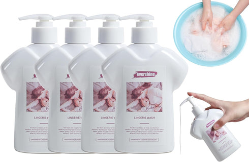 Lingerie Detergent - Double Concentrated, Lady Scented, Delicate Underwear Cleaning Liquid - 10.14 Fl Oz (4, Vanilla)...