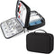 Double-Layer Cable Organizer Bag - Portable Waterproof Electronics Organizer Travel Case with Handle - Fits Cords, Chargers, Earphones......