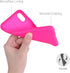 kwmobile Case Compatible with Apple iPhone Xs Case - Slim Protective TPU Silicone Phone Cover - Neon Pink...