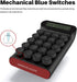 Mechanical Switch Calculator,Handheld for Daily and Basic Office,10 Digit Large LCD Display (Black)...