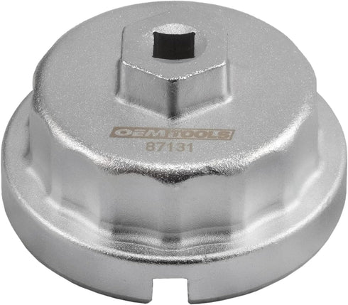 OEMTOOLS 87131 64.5 mm 14 Flute Oil Filter Wrench, Oil Filter Cap Wrench for 2.0 to 5.7L Engines, For Use with Toyota, Oil Cap Filter Wrench Preve...