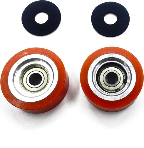 (2PC) 70298701-70568201-70616701 orange roller bearing Compatible With Alliance, Compatible With Huebsch, Compatible With Speedqueen...