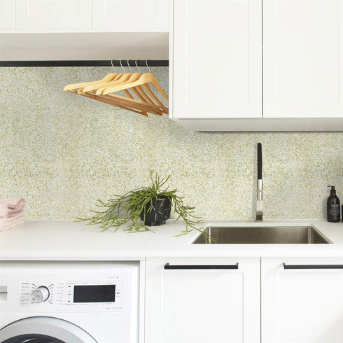Self-Adhesive Wallpaper Marble Wallpaper Countertops Light Terrazzo Decorative Vinyl Wallpaper Waterproof Peel & Stick Wallpaper for Wall Decal...