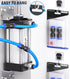 TAILONZ PNEUMATIC Blue Straight 2 Ways - 10MM Tube OD Push to Connect Tube Quick Fittings Push Lock PU-10 (Pack of 10)...
