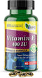 America Medic & Science Vitamin E 400 IU (60 Softgels) Dietary Supplement That Supports Heart Health, Promotes Healthy Skin, Hair, Eyes and Immune...