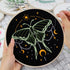 Louise Maelys 3 Set Tarot Embroidery Kits for Beginners with Moon Butterfly dragonfly and moth pattern,Adults Starter Cross Stitch Kit DIY Needlep...