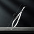2 Pieces 4.7 Inch Embroidery Scissors Eyebrow Scissors Spring Action Curved Tip Scissors Stainless Steel Cutting Eyebrow Trimming Craft Scissor...