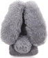 Rabbit Case for LG Stylo 6, LCHDA Cute 3D Bunny Ears Soft Furry Hairball Fuzzy Warm Winter Faux Fur Plush Fluffy Flexible TPU Bumper Women Girls P...
