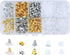 1080pcs Earring Backs, Safety Back Pads backstops Stopper, Clear Rubber Bullet Shape Butterfly Plastic Secure Earring kit (10styles)...