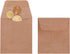 200 Pack Kraft Small Exquisite Coin Envelopes 3-1/6 x 3-1/2 Kraft Seed Envelopes with Self-Adhesive for Garden, Home and Office… (200 pack 3.15 * ...