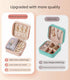 KEIGPERICompact Travel Jewelry Storage Box With 6 Antioxidant Bags Jewelry Box -Travel Jewelry Case Perfect Sweet 16 Gift Easter Basket Stuffers (...