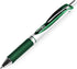 Pentel EnerGel XM BL77 - Retractable Liquid Gel Ink Pen - 0.7mm - 54% Recycled - Forest Green - Pack of 3...
