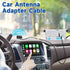 Bingfu Fakra Z Female to SMA Female Vehicle Antenna Adapter Cable 30cm 12 inch for Car Stereo Android Head Unit GPS Navigation FM AM Radio Sirius ...