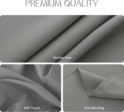 Romanstile Round Waterproof Tablecloth, Stain Resistant Washable Table Cloths Wrinkle Free Polyester Table Covers for Kitchen Dining Party Wedding...