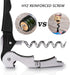 HYZ 2-Pack Wine Opener Waiter Corkscrew, Professional Wine Key for Servers, Bartender, with Foil Cutter, Manual Wine Bottle Opener Double Hinged (...