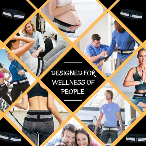 AuFlex™ Sacroiliac SI Joint Hip Belt - Sciatica Pelvis Pain Relief Belt, Braces Pain Pelvic Trochanter Sciatica Pelvis Lumbar Hip Lower Back Suppo...