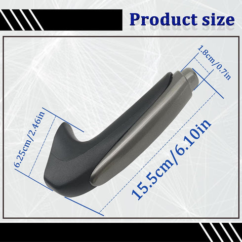 Parking Brake Handle Grip, Emergency Brake Parking Handle Cover Comfortable Handbrake Protector Cover Compatible with Honda Civic 2006-2011 47115-...